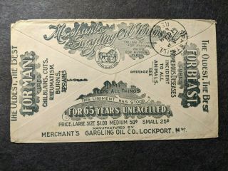 Greenville,  Nh 1903 Ad Postal History Cover Merchant 