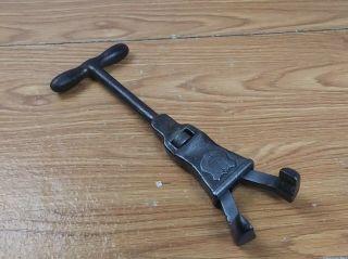 Vtg Trimo Basin Wrench Old Antique Unusual Adjustable Wrench