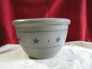 Rowe Pottery 4 " Salt Glaze Star Bowl 1999