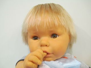 Adorable Vintage Lifesize Vinyl & Cloth Baby Doll For Cuddle,  Reborn By Berjusa