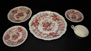 Copeland Spode Aster Gadroon 5 - Piece China Place Setting,  England 3