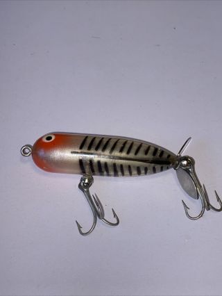 Vintage Heddon Baby Torpedo Clear Shores Topwater Fishing Lure
