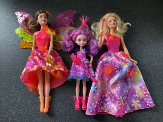Mattel Barbie,  Princess Malucia And Nori Fairy The Secret Door Dolls Bundle