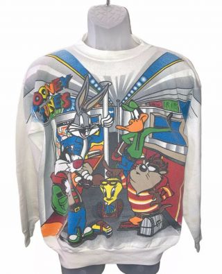 Vintage Looney Tunes Sweatshirt Size Large 1994