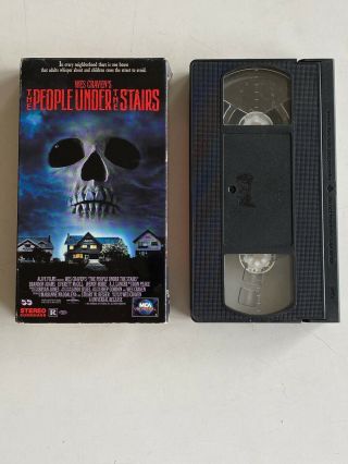 Vintage Vhs The People Under The Stairs 1991 Wes Craven Classic Horror