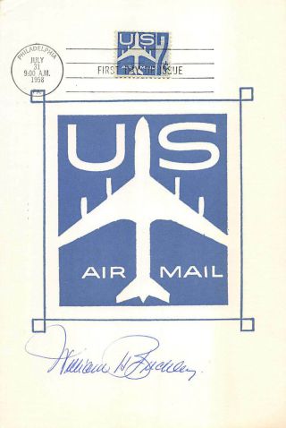 C51 7c Blue Jet In Blue Maxi Card Cachet With Designer Signature [060121.  1209]