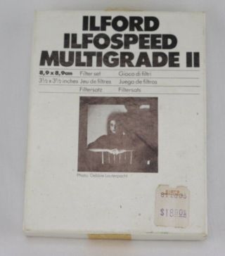 Ilford Ilfospeed Multigrade Ii Filter Set Vtg Photography
