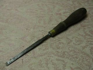 Antique 1/4 " Unmarked Wood Chisel Lathe Tool