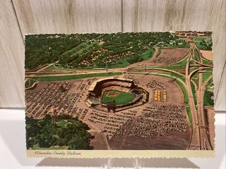 Vintage Milwaukee County Stadium,  Brewers American League Baseball
