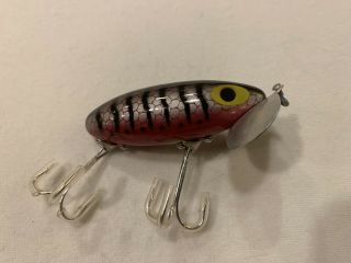 Arbogast Jitterbug 5/8 Oz Red Flame Lure
