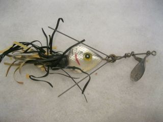 Vintage Fred Arbogast Hawaiian Wiggler 1 1/2 Shad Color Fishing Lure - Htf