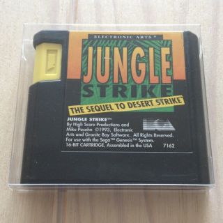Sega Genesis Jungle Strike Cartridge Only 1993 Ea Vintage Retro Gaming
