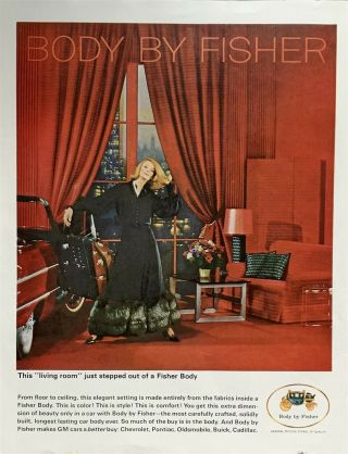 1964 Body By Fisher Makes Gm A Better Buy Color Style Comfort Vintage Print Ad