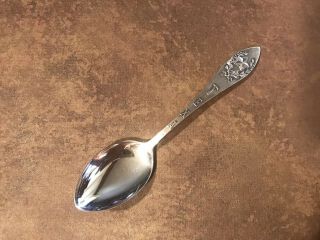 Vintage Sterling Silver Souvenir Spoon - Texas W/ Star (the Lone Star State)