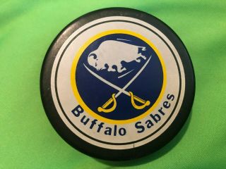 Vintage Buffalo Sabres Nhl Official Hockey Puck Trench Mfg.