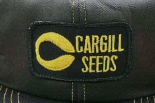 Vintage CARGILL SEEDS Mesh Snapback Trucker Cap Hat Patch SWINGSTER Made In USA 3