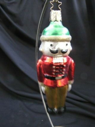 Vintage Christopher Radko Toy Soldier Standing Stands 5 1/2 " Tall