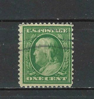 357 Us 1 Cent Green (bluish Paper) Franklin - - N/g - Fine - Vf