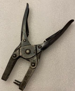 Vintage Wm Schollhorn Co.  Bernard Leather Hole Punch Tool