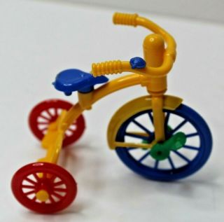 Ideal Young Decorator Tricycle Vintage Toy Dollhouse Miniature Hard Plastic