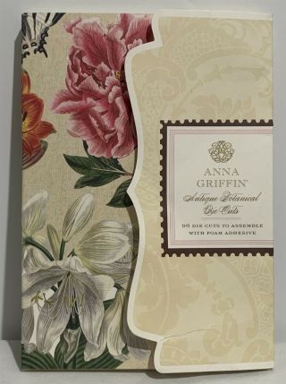 Anna Griffin Antique Botanical Die Cuts Flowers Floral 16 Sheets