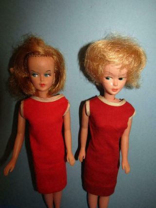 Vintage Tressy And Mary Make - Up Dolls 1960 