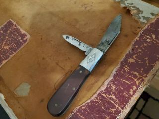 Vintage Barlow Pocket Knife - Diamond Edge 2 Blade By Imperial Usa