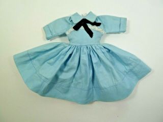 Uneeda Tiny Teen Suzette Blue Cotton Day Dress Fits Little Miss Revlon Jill Jan