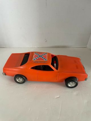 Dukes Of Hazzard Vintage 1980 General Lee Plastic Toy Car With Defects