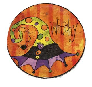Certified International Lori Siebert Witchy Halloween Plates Set Of 5