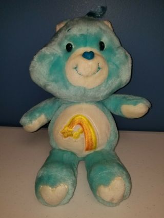 Kenner Care Bear Vintage 1983 Plush Toy Wish Bear 13 Inch Shooting Star S4