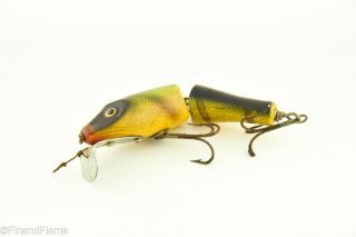 Vintage South Bend Jointed Dive Oreno Antique Fishing Lure LC25 2