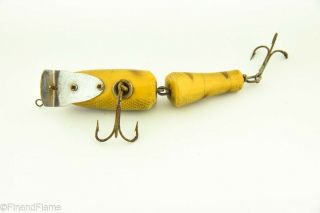 Vintage South Bend Jointed Dive Oreno Antique Fishing Lure LC25 3