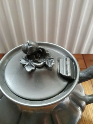 Vintage Thomas Otley & Sons Pewter Tea Pot 2
