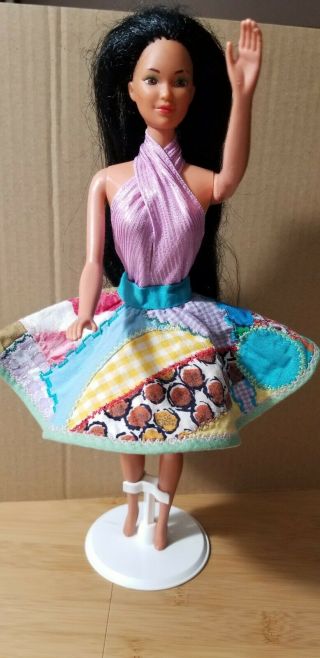 Handmade Barbie Patchwork Skirt Only