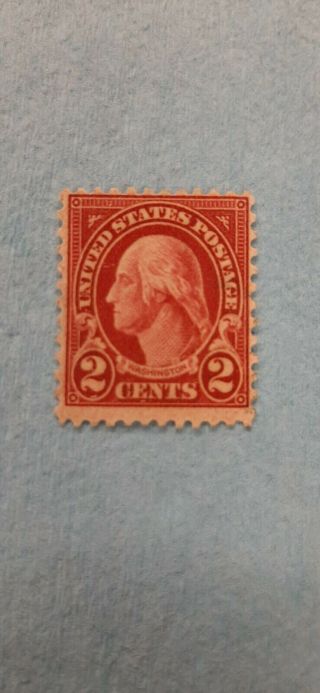 Antique George Washington 2 Cent Postage Stamp Red Rare