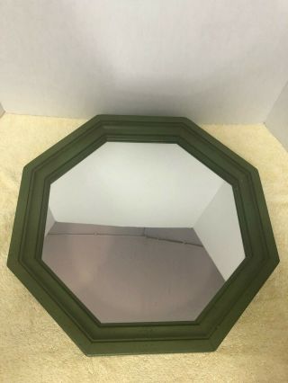 Tell City Furniture Solid Hard Rock Maple Wall Mirror Antique Green 87 Fin