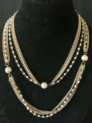 Vintage Sarah Coventry Double Necklace Set " Sophisticate " 1975