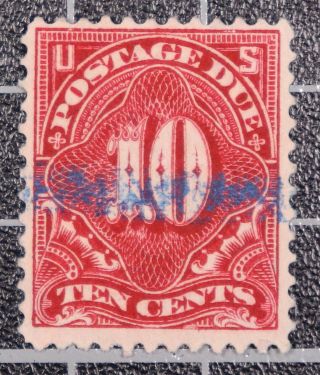 Scott J49 10 Cents Postage Due Stamp Scv $20.  00