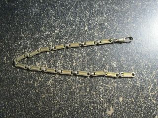 Vintage Antique Pocket Watch Chain Fob Bar Link ?gold Filled 12 "