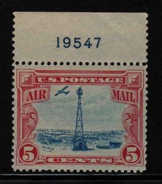 1928 Airmail Sc C11 Mnh With Og Xf Blue Number Beacon Hebert Cv $18 (f