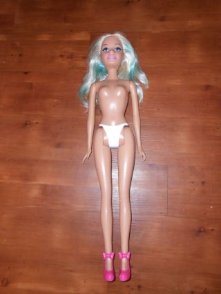 2013 Barbie Nude Just Play Mattel My Size Best Friend 28” Inch Tall Blonde Hair