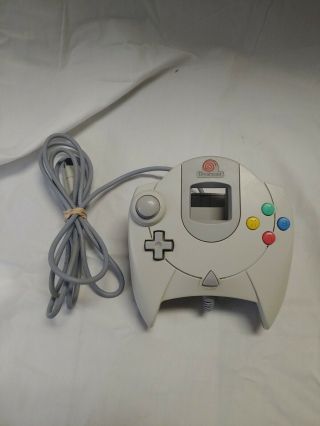 Oem Sega Dreamcast Hkt - 7700 Vtg White Grey Controller Wired