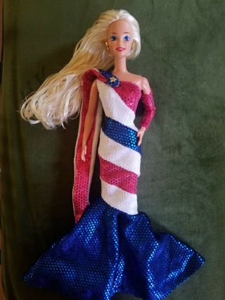Statue Of Liberty Barbie Doll Fao Shwarz 1995