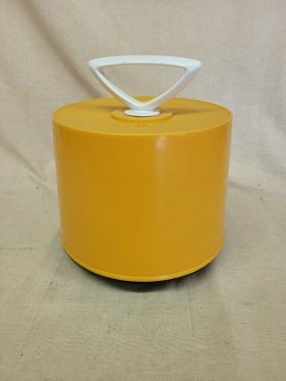 Vintage Yellow Disk - Go Case For 7 " 45 Rpm Records