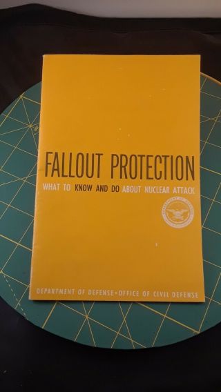 027 Vintage Book Fallout Protection What To Know And Do About Nuclear Attack