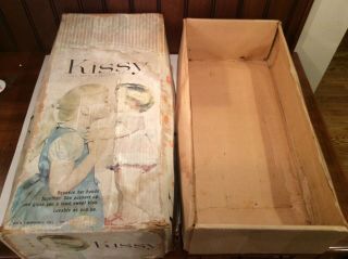 21 " Vintage Kissy The Kissing Doll Box Only Box By Ideal Toy Corp