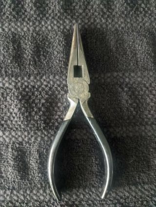 Craftsman " Vintage " 6 In Needle Nose Pliers,  W / Wire Cutters,  Madein.  Usa