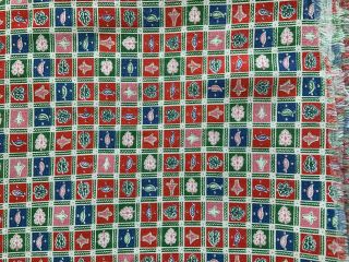 Vintage Cotton Feedsack Fabric: Red,  Blue,  Green,  Pink