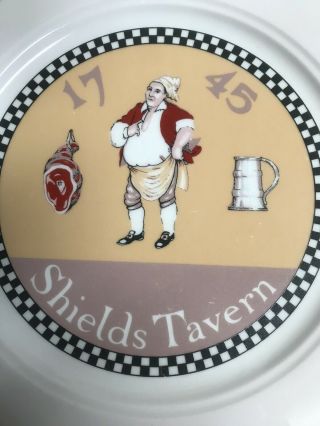 Williamsburg By Homer Laughlin Shields Tavern 9” Luncheon Plate